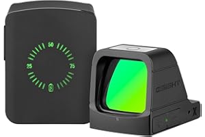 OSIGHT X Multi-Reticle Reflex Sight with 3 MOA Dot & 32 MOA Circle Green Dot, Tactical Parallax-Free Design with Charging Cov