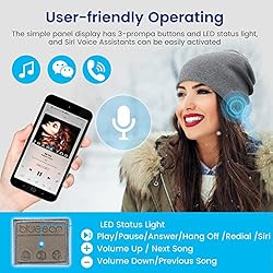 blueear Bluetooth Beanie Hat Bluetooh 5.2 Headphone