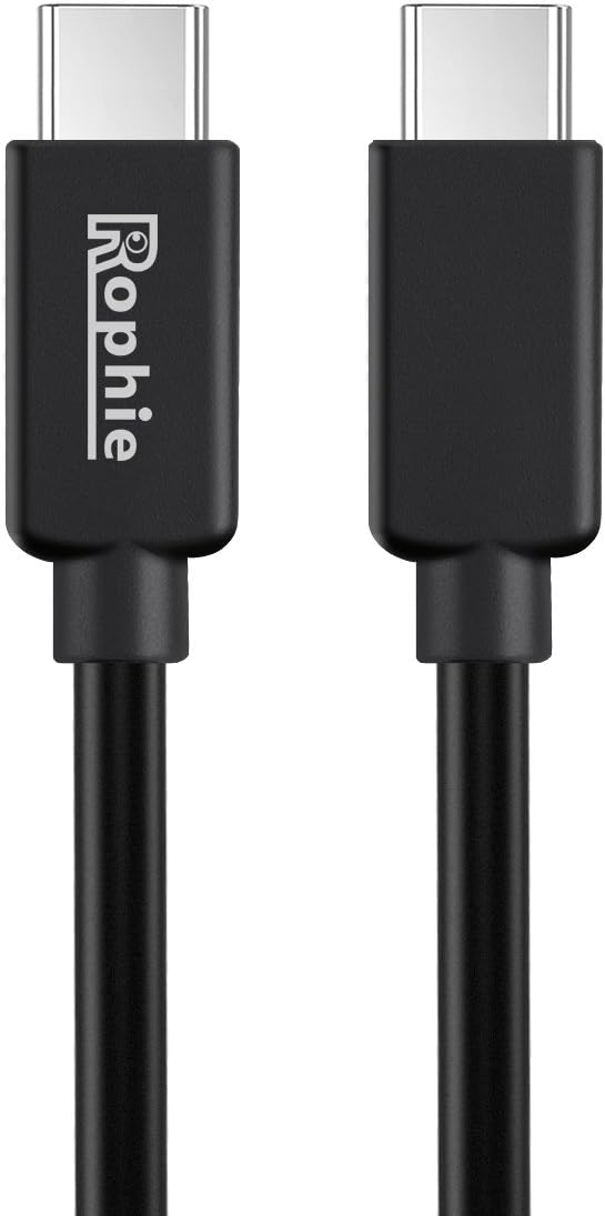 Rophie USB Type C Cable, USB C to USB C 6ft (1.8M) Cable for Nexus 5X, Nexus 6P, Chromebook Pixel, OnePlus 3, Lumia 950, Lumia 950XL, ZUK Z1 and Other USB Type C Supported Devices