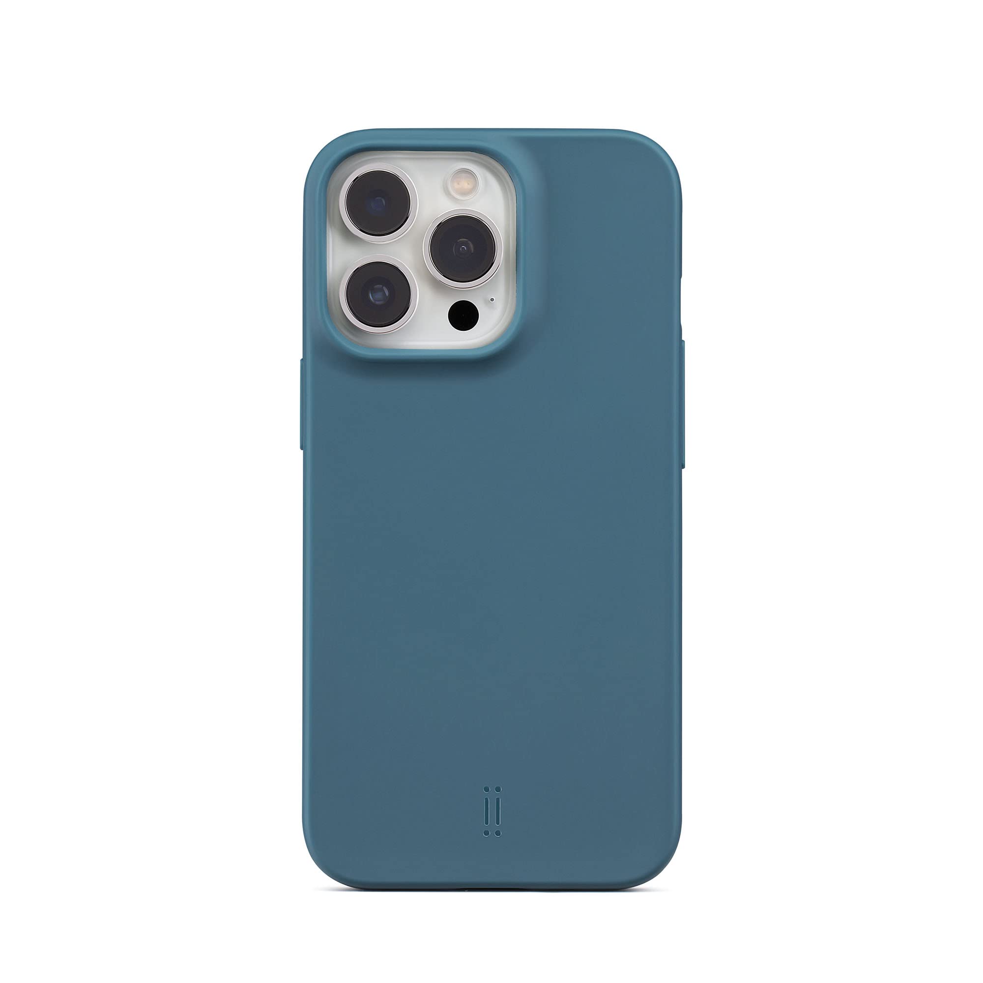 aiino Eco Case for iPhone 13 Pro, Case for iPhone 13 Pro Made of 100% Recycled Plastic, Environmentally Friendly, Scratch-Resistant, Slim Profile, Protects Your Device and the Planet, Peacock Blue