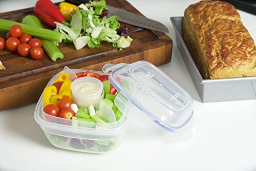 LOCK&LOCK HSM8440T Lock & Lock 32-Oz. Food Plastic Storage Container, 32 Ounce, Clear