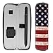 MoKo Pencil Holder Case for Apple Pencil, Premium PU Leather Case Carrying Bag Sleeve Pouch Cover for Apple iPad Pro Pencil / Pen (with Built-in Pocket and Holder), US Flag