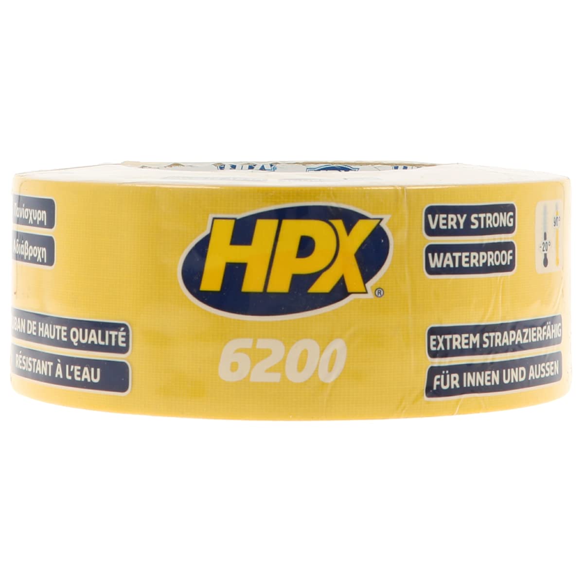 HPX 441332 6200 Duct Tape, 50 mm x 25 m, Silver