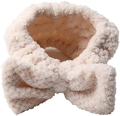 Women's Headband,Superfine Fibre Bow-knot, Happy Head Guarantee. Super Comfortable Headband. Not easy to slip off .Best for Sports ,Yoga ,Washing Face ,Applying Mask (Beige)