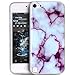 UCLLiPod Touch 6 Case ,iPod Touch 5 Case , Marble Design Slim Soft TPU Bumper Protective Durable Shockproof Case For Ipod Touch 5/Touch 6 (Purple)
