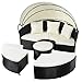 Tangkula Patio Furniture Outdoor Lawn Backyard Poolside Garden Round with Retractable Canopy Wicker Rattan 72.5 inch Round Daybed, Seating Separates Cushioned Seats (3 Pillows)