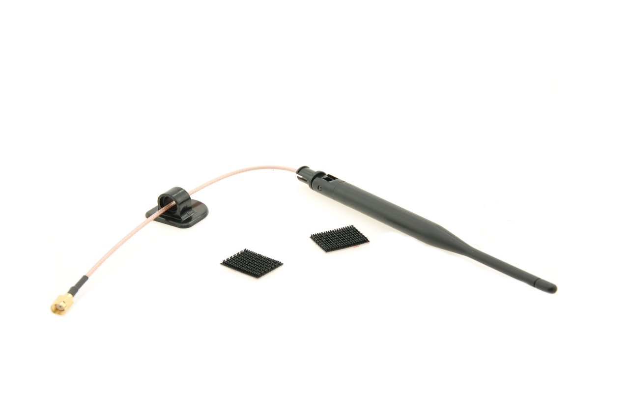 Alda PQ Antenna with magnetic stand for WIFI/BLUETOOTH with RP-SMA/M plug 5 dBi gain