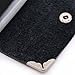 ZMSnow Genuine Leather Wallets Credit Card Holder Business ID Card Case(black)