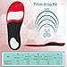 ENERFOOT Plantar Fasciitis Arch Support Insoles for Men and Women Shoe Inserts – Orthotic Inserts – Flat Foot – Running Athletic Gel Shoe Insoles – Orthotic Insoles for Arch Pain High Arch(S)thumb 1