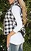 FISACE Women's Sleeveless Zip-up Plaid Quilted Vest Coats Jacket