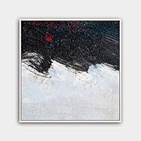 Framed Canvas Wall Art Abstract Canvas Prints Home Artwork Decoration for Living Room,Bedroom - 16x16 inches