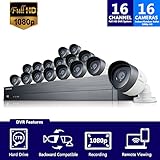 Samsung SDH-C75100-16 16 Channel All-in-one 2TB HDD DVR Security System w/ 16 1080p HD Cameras