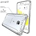 HTC Bolt Case, POETIC Affinity Series Premium Thin/No Bulk/Clear/Dual material Protective Bumper Case for HTC Bolt (2016) Clear