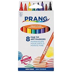 Prang Classic Art Markers, Fine Tip, Assorted