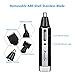 Rechargeable Nose Hair Trimmer-KEDSUM 4 in 1 Professional Nose Trimmers,Nose Ear Hair Trimmer/Sideburn Trimmer/Eyebrow Trimmer/Beard Trimmer,Personal Electric Nose Hair Trimmer Kit for Men and Women