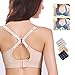 WETONG 3PACK Seamless Maternity Bra, Soft Cotton Nursing Bras Bralette for Breastfeeding with Extra Bra Extenders & Clips