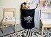 The C.H.O. Hilarious Laundry Hamper | Black Laundry Today | 55 Liters of Heavy Duty Cotton Canvas | 21 Inches Tall x 14 Inches Wide | Collapsible | Drawstring Enclosure for Extra Space