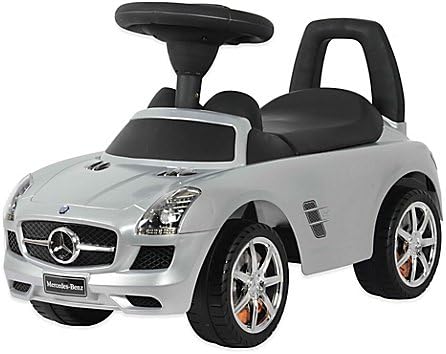 Licensed Mercedes SLS AMG Push Car in Silver