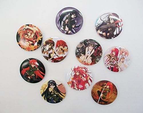 10 Shakugan No Shana & Characters Plastic Button Set ~1.75" Big~