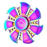 Fancy Home Titanium Alloy Anti-Anxiety Rainbow Colorful Fidget Hand Spinner Metal EDC Toy for Relief from ADD ADHD,Anxiety and Boredom,Last 4-6 Minutes