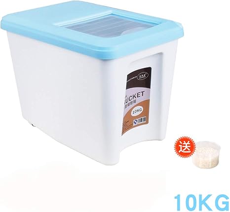 Amazon お米ケース 10 25kg おしゃれ ベーシックタイプ 計量カップ付 密閉 虫除け 防湿 食品貯蔵タンク 豆 ライス ドライフルーツ お菓子 小麦粉 冷蔵庫入れ 食品貯蔵容器 保存容器 キャニスター オンライン通販