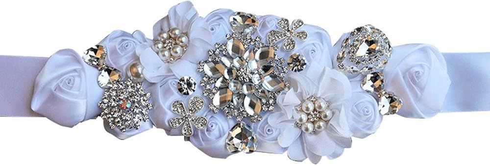 Ramingt-Home Cinturón de Boda con Diamantes de imitación para Dama de