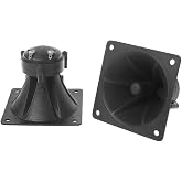HYROOY 1 Tweeter Speakers Tweeter Piezo Treble Piezoelectric Portable 85mm 3.35inches Horn Black