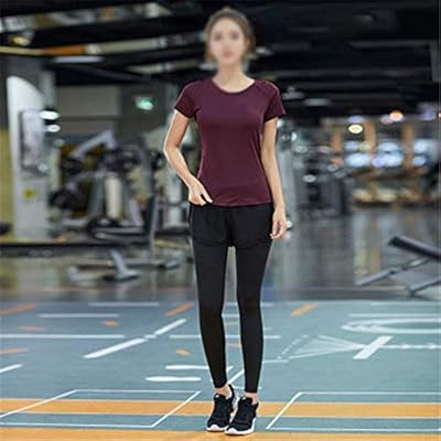 KANGJIABAOBAO Conjunto Fitness para Mujer Gimnasio Medias Deportes ...