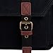 ibagbar Men's Canvas Messenger Bag Laptop Bag Shoulder Bag Computer Bag Satchel Bag Bookbag School Bag Working Bag College Bag Business Bag ipad Bag Black