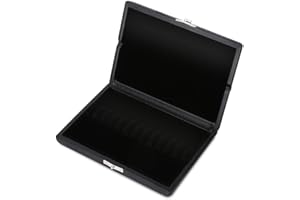 Oboe Reed Case, PU Leather Wood Oboe Reed Container Box Carrying Case with Slots for 10/12/20pcs Oboe Reeds(#2)