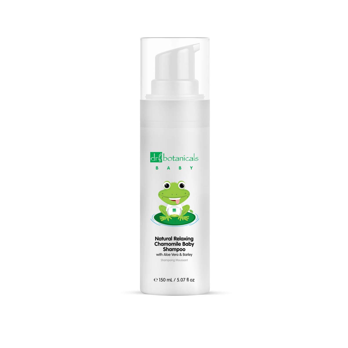 Dr Botanicals Natural Relaxing Chamomile Baby Shampoo with Aloe Vera and Barley| | 97.01% Natural, 100% Vegan & Dermatologically Tested |150ml, White