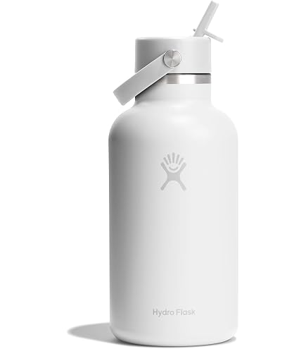 Amazon.com : Hydro Flask Wide Flex Cap Black 64 Oz : Sports & Outdoors