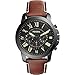 Fossil Grant Chronograph Leather Watch