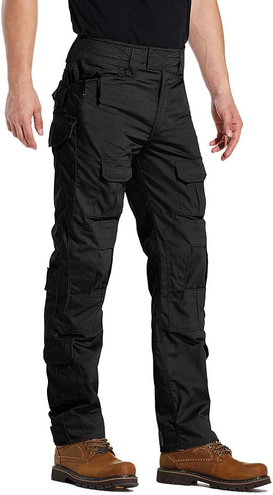 AKARMY Men's Military Tactical Pants Casual Camouflage Multi-Pocket BDU Cargo Pants Trousers: Clothing