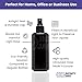 Infinity Jars 200 Ml (6.7 fl oz) Black Ultraviolet Glass Fine Mist Spray Bottle Cleaning Products Refillable Containers Homemade Perfume Blends Room, Sprays Bath Beauty Hair, Screw Top Bottles