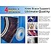 4well Knee Patella Support Brace for Men Women - Best Open Patella Knee Stabilizer for Walking Injury Recovery Running Sport ACL | Non Slip Comfortable Adjustable Knee Brace Neoprene