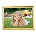 BOJIN 8x10 inch Picture Frames Plastic Table Top Photo Frame 20x25 cm - Gold