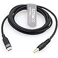 SZRMCC USB C Type-C to DC 5.5x2.5mm 12V PD Trigger Power Cable for KiPRO LCD Monitors cine Broadcast Radio Any 12V Device
