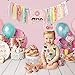 Vansolinne Donut 1st Birthday Party Decorations Kit, Sweet One High Chair Banner Donut Grow Up Photo Booth Props Party Supplies Cake Topper First Birthday Gifts and Souvenir for Baby Girl