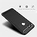 Google Pixel 2 XL Case, Vinve [Slim Thin] Carbon Fiber TPU Shock Absorption Anti-Scratches Flexible Soft Protective Case Cover for Google Pixel 2 XL - Black