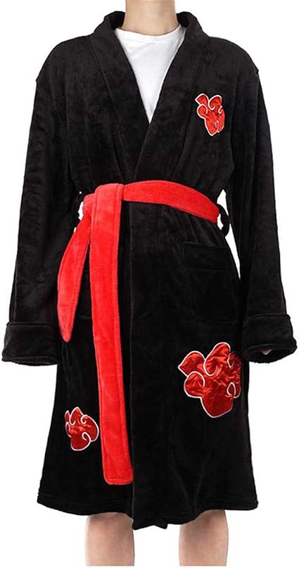 Kimono Japonais Léger Pour Homme - Manches 3/4, Ouvert Devant Avec Ceinture, Taille Jusqu'au 5XL