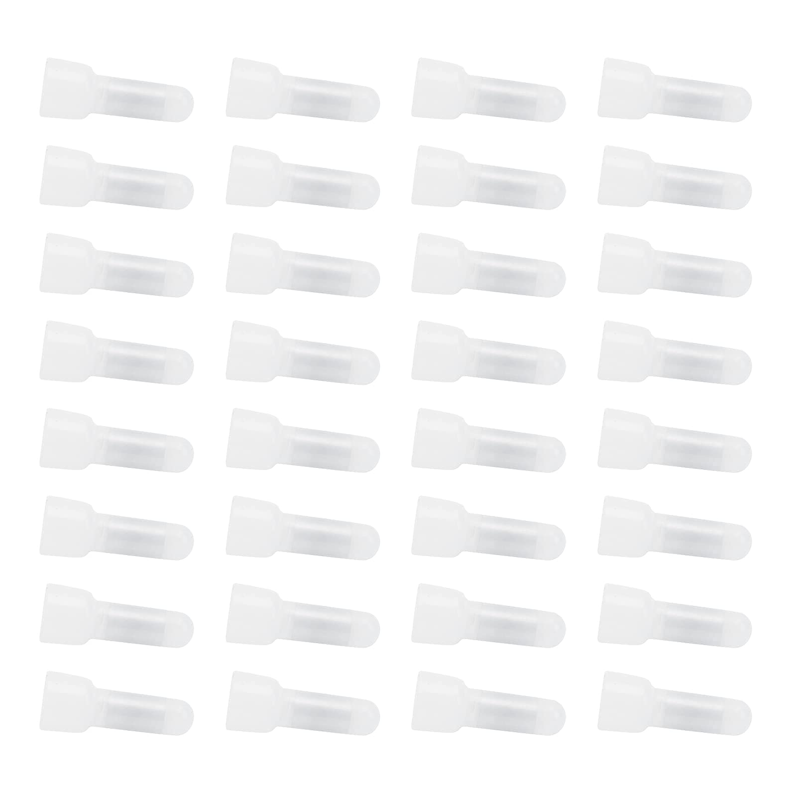 Closed End Connectors 1000Pcs Closed End Wire Crimp Wire Caps, 1000 Pcs Closed End Cap Ce2 Connectors Transparent Nylon Wire Crimp Cap Closed End Terminal Wire Cable Connector Kits (CE1)