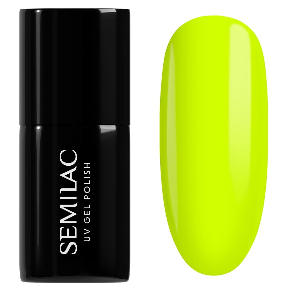 SEMILAC Gel Nail Polish 040 Canary Green - Full Coverage Gel Polish - Soak Off Easy To Use LED/UV Nail Lamp - Long Lasting Manicure and Pedicure up to 3 weeks
