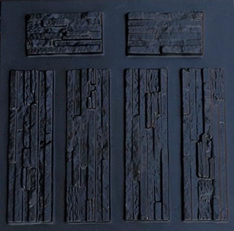 Plastic Mold Form For Wall 6 Pcs Tile Brick Verona Mold Wall Stone