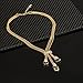 MOOCHI 18K Gold Plated Africa Royal Style Strands Chain Necklace Earrings Ring Bracelet Jewelry Set