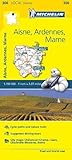 Michelin FRANCE: Aisne, Ardennes, Marne Map 306 (Maps/Local (Michelin)) by 