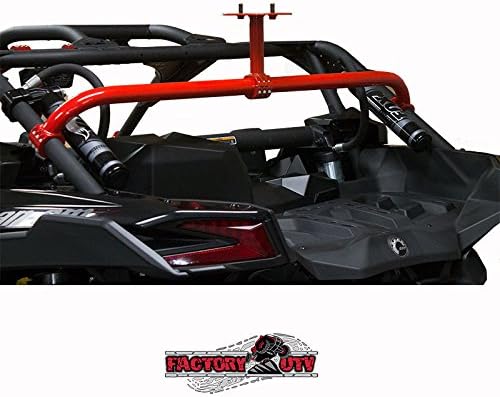 Factory UTV Can-AM Maverick X3 Steel Dual Clamp Spare Tire Mount - Black