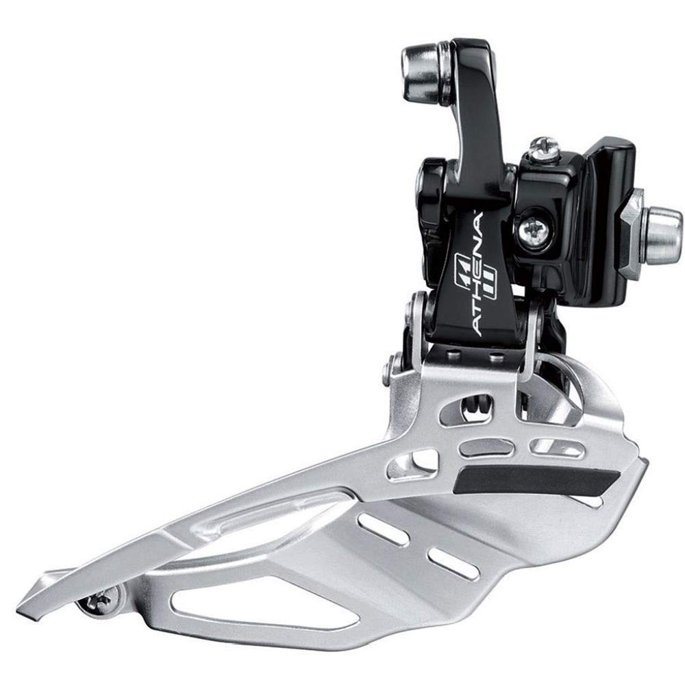 Campagnolo Athena Triple 11 Speed Braze-On Front Derailleur - Black