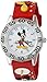 Disney Infinity Kids' W002459 Mickey Mouse Analog Display Analog Quartz Red Watch