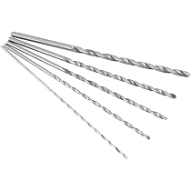 Straight Shank HSS Long Drill Bit (6mm x 500mm) - Bright Finish at